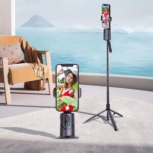 360°Smart Shooting Gimbal Auto Face Tracking Tripod 360° Rotating With Stand